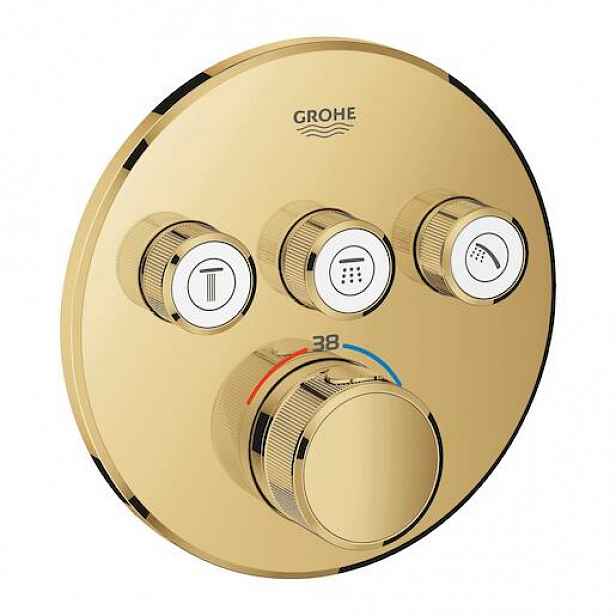 Termostat Grohe Grohtherm SmartControl bez podomítkového tělesa Cool Sunrise 29121GL0