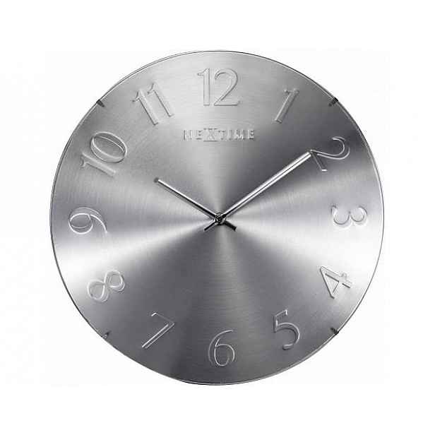 Designové nástěnné hodiny 3236zi Nextime Elegant Dome 35cm