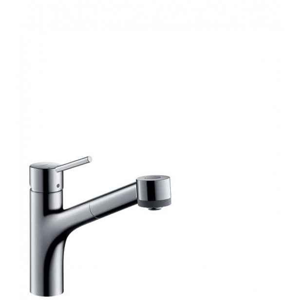 Dřezová baterie Hansgrohe Talis s vytahovací sprškou, 2 proudy chrom 73869000