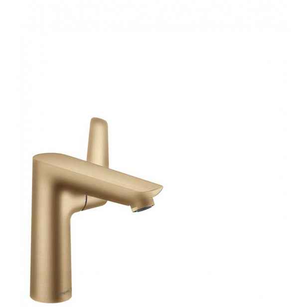 Umyvadlová baterie Hansgrohe Talis E s výpustí kartáčovaný bronz 71754140