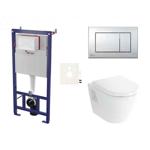 Závěsný wc set do lehkých stěn / předstěnová Vitra Integra SIKOSSINTSC21K