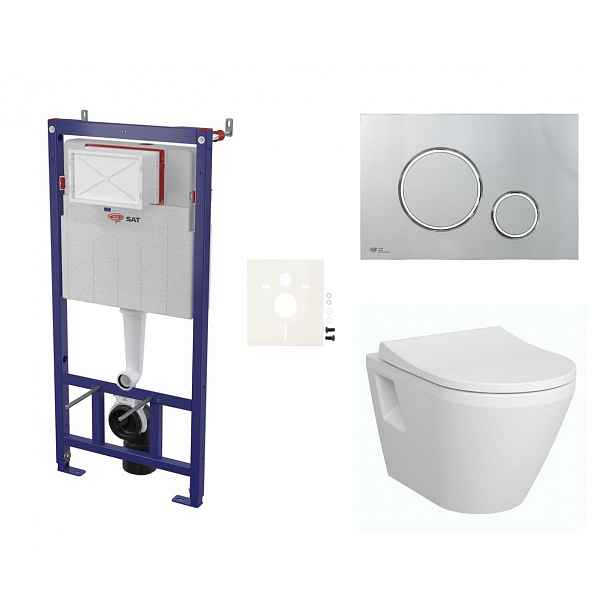 Závěsný wc set do lehkých stěn / předstěnová Vitra Integra SIKOSSINTRE71K