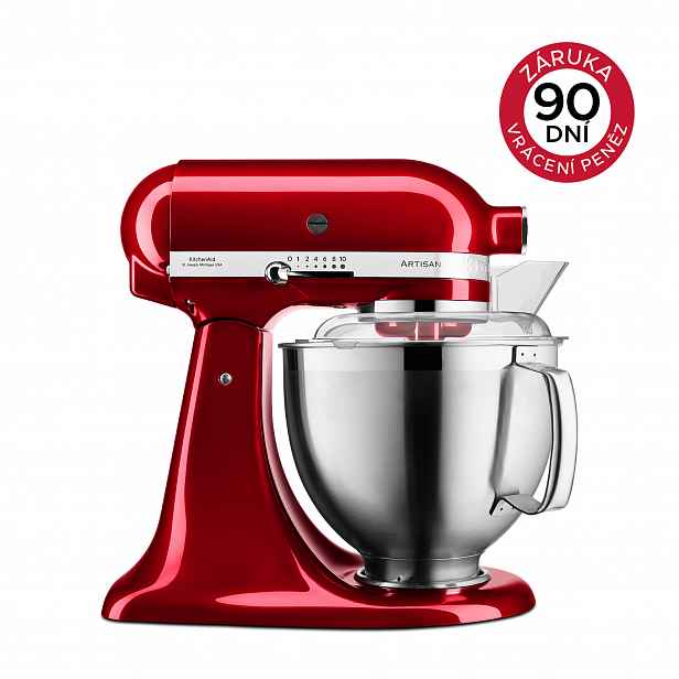 KitchenAid Kuchyňský robot Artisan 5KSM185PSECA, červená metalíza 5KSM185PSECA