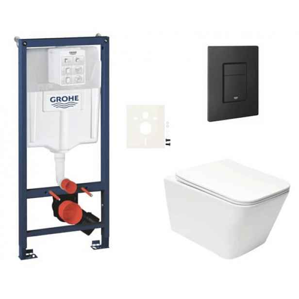 Závěsný wc set do lehkých stěn / předstěnová montáž Swiss Aqua Technologies Infinitio SIKOGRSIN12EKF0