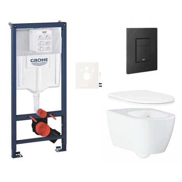 Závěsný wc set do lehkých stěn / předstěnová montáž Grohe Essence SIKOGRSESEKF0