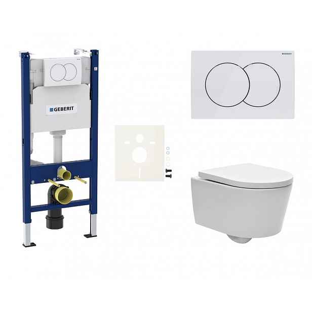 Závěsný wc set do lehkých stěn / předstěnová SAT Brevis SIKOGESBRED01