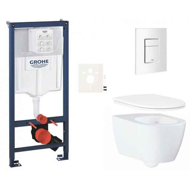 Závěsný wc set do lehkých stěn / předstěnová montáž Grohe Essence SIKOGRSESSCSH0