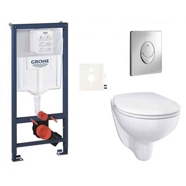 Závěsný wc set do lehkých stěn / předstěnová montáž Grohe Bau Ceramic SIKOGRSBAUSA