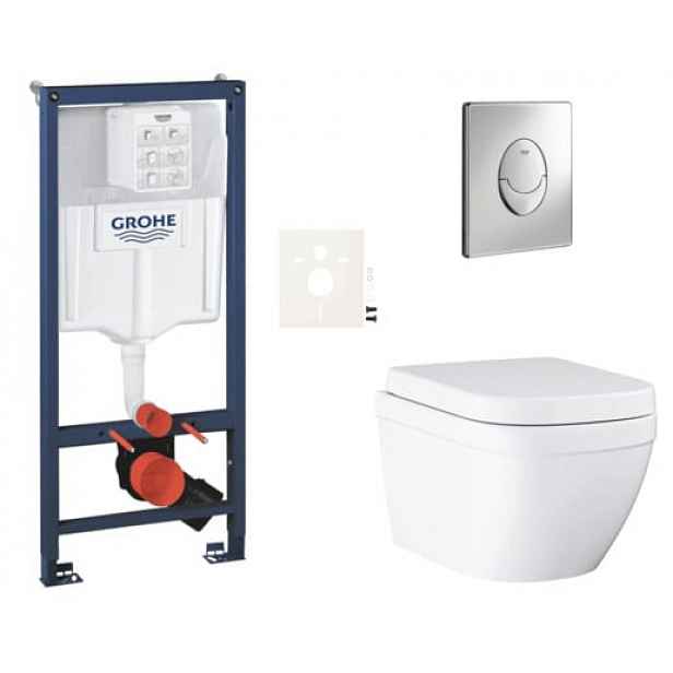 Závěsný wc set do lehkých stěn / předstěnová montáž Grohe Euro Ceramic SIKOGRSEUSA