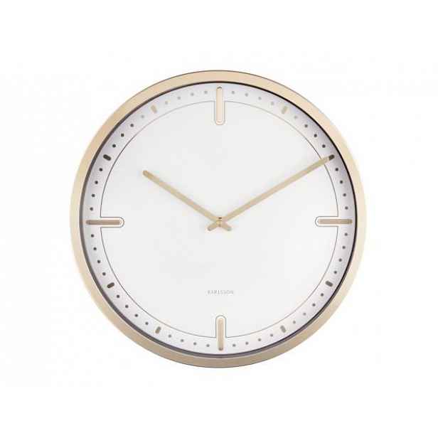 Designové nástěnné hodiny 5727WH Karlsson 42cm