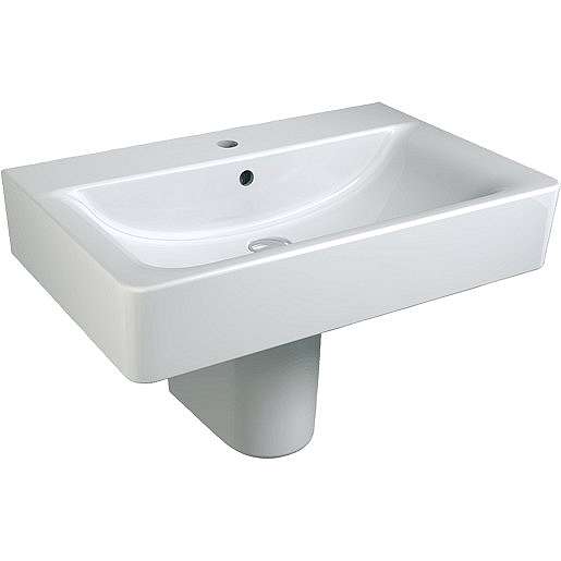 Umyvadlo Ideal Standard Connect 60x46 cm otvor pro baterii uprostřed E714101