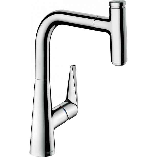 Dřezová baterie Hansgrohe Talis Select M51 s vytahovací sprškou chrom 72822000