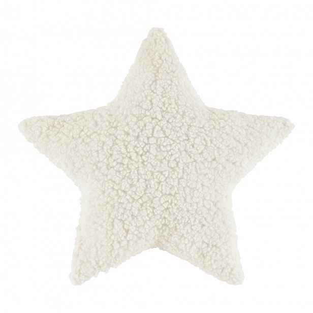 Dekorační Polštář Star, 43/40/8cm, Bílá