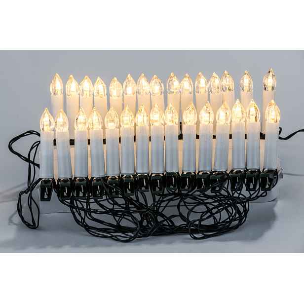 Vánoční světelný LED řetěz Candle Lights, 30 LED