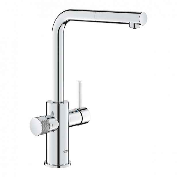 Dřezová baterie Grohe Blue Pure s filtrem chrom 30601000