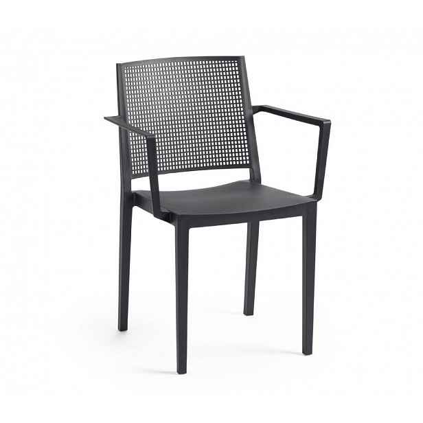 Jídelní židle GRID ARMCHAIR Rojaplast Antracit