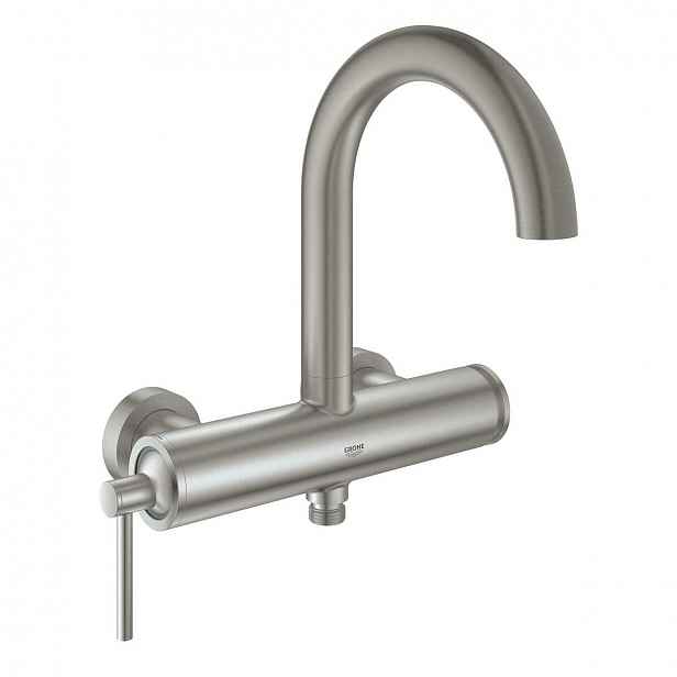 Vanová baterie Grohe Atrio bez sprchového setu 150 mm supersteel 32652DC3