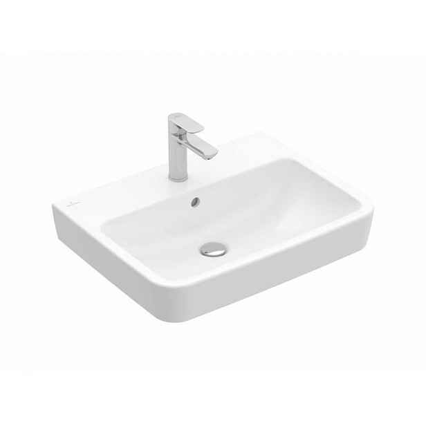 Umyvadlo Villeroy & Boch O.Novo 60x46 cm otvor pro baterii uprostřed 4A416001