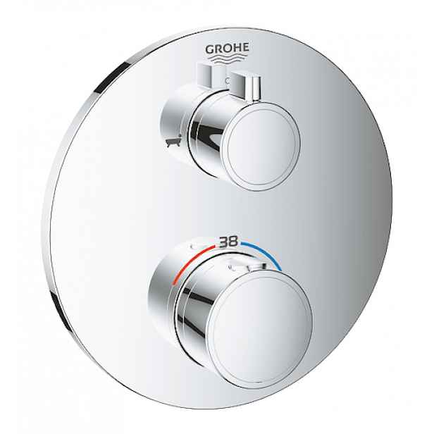 Termostat Grohe Grohtherm bez podomítkového tělesa chrom 24077000