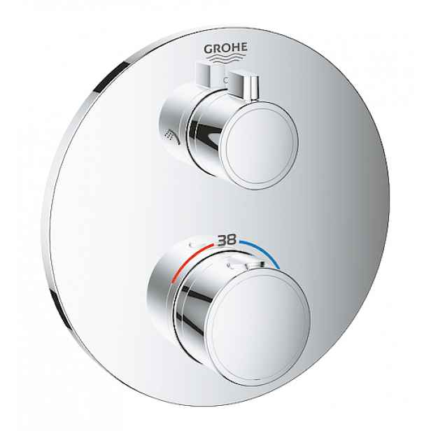 Termostat Grohe Grohtherm bez podomítkového tělesa chrom 24076000