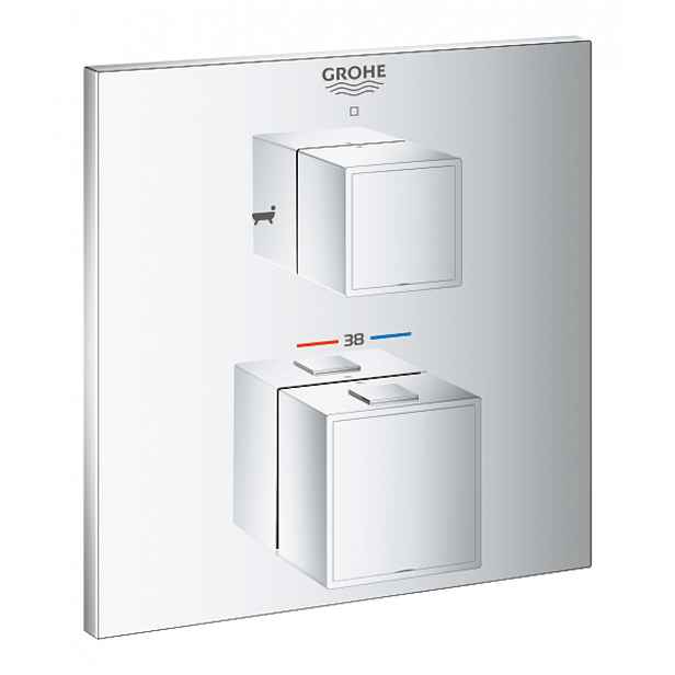 Termostat Grohe Grohtherm Cube bez podomítkového tělesa chrom 24155000