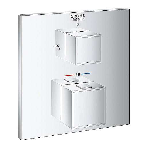 Termostat Grohe Grohtherm Cube bez podomítkového tělesa chrom 24154000