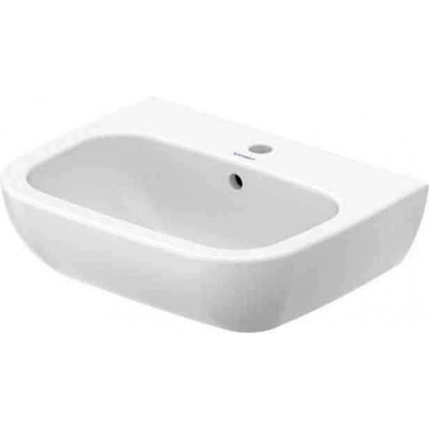 Umyvadlo Duravit D-Code 55x43 cm otvor pro baterii, s přetokem 23105500002