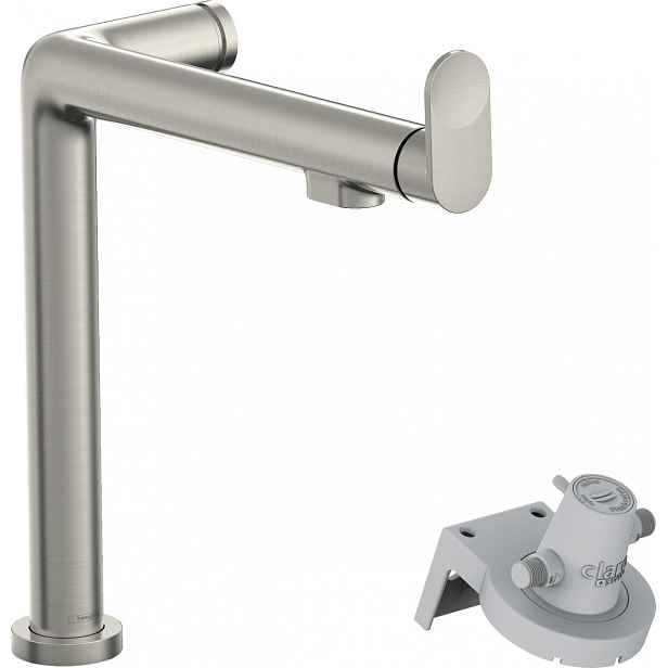 Dřezová baterie Hansgrohe Aqittura bez výpusti nerez 76804800