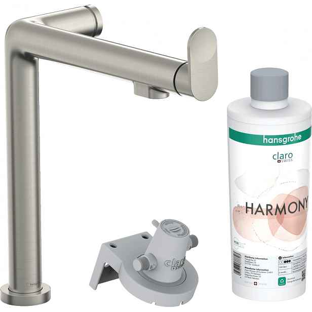 Dřezová baterie Hansgrohe Aqittura bez výpusti nerez 76802800