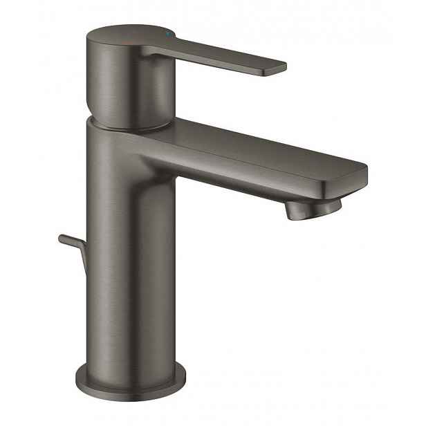 Umyvadlová baterie Grohe LINEARE s výpustí kartáčovaný Hard Graphite 32109AL1