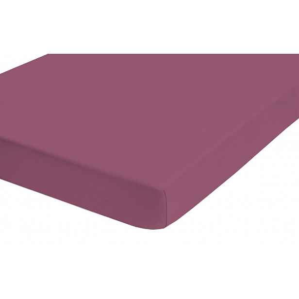 Napínací prostěradlo Jersey Castell 90x200 cm, fialové