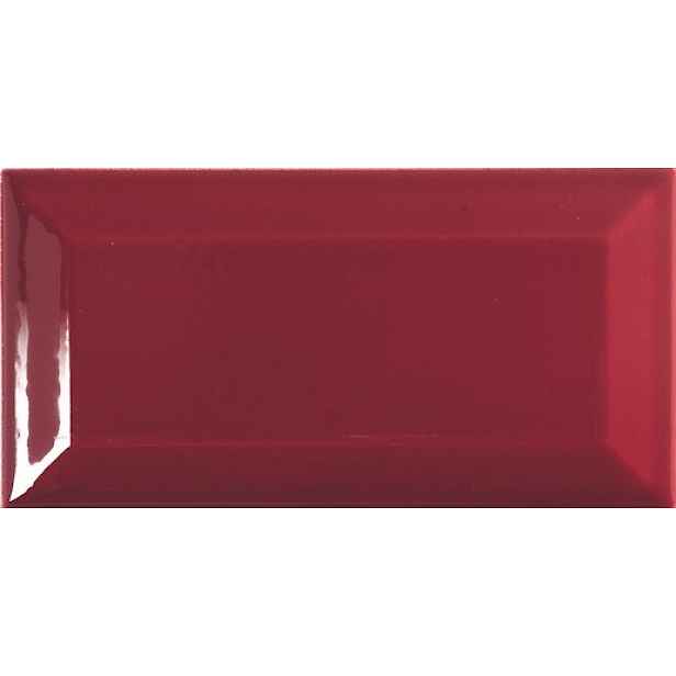 Obklad Tonalite Diamante bordeaux diamant 7,5x15 cm lesk DIA77562