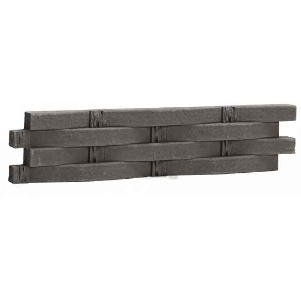 Obklad Vaspo Decorstone Ratan tmavě šedá 8,8x39 cm V54101