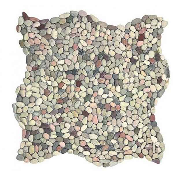 Kamenná mozaika Mosavit Mini pebbles mix 30x30 cm mat PEBBLEMIX 1,000 m2